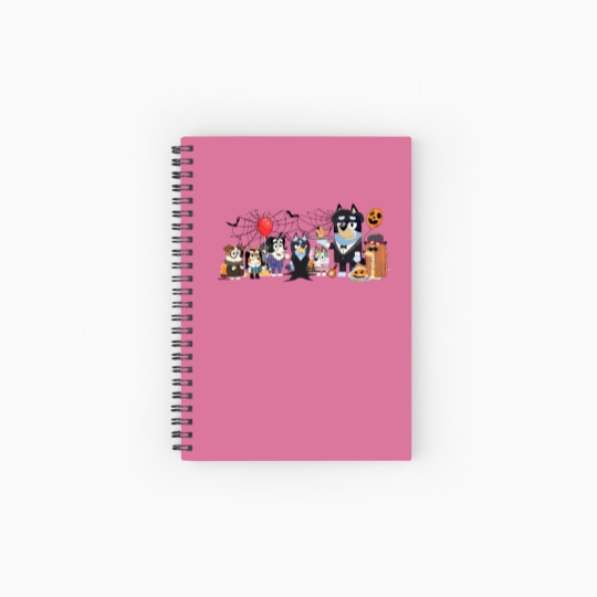 Discover BlueyDad Spiral Notebooks for Halloween