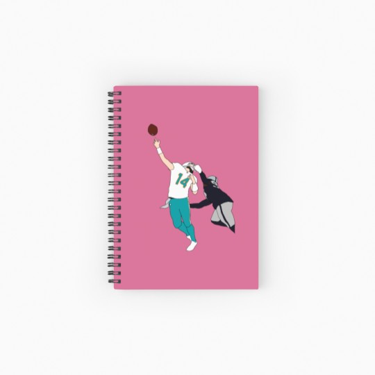 Discover MiamiDolphins Ryan Fitzpatrick Spiral Notebooks   Ruled Line
