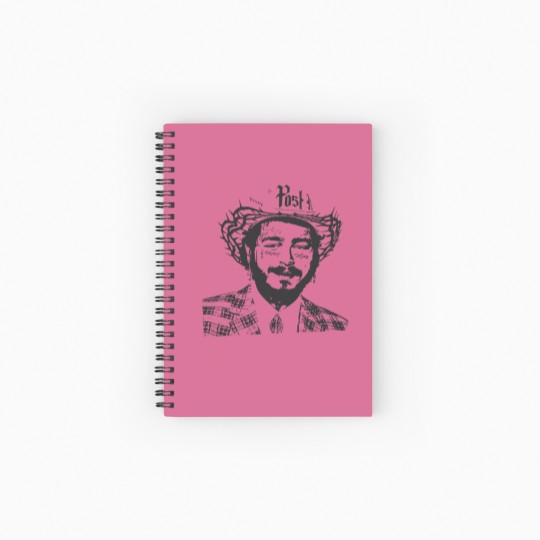 Discover post Malone Cowboy Spiral Notebooks   Ruled Line, Music Merch, Country Music