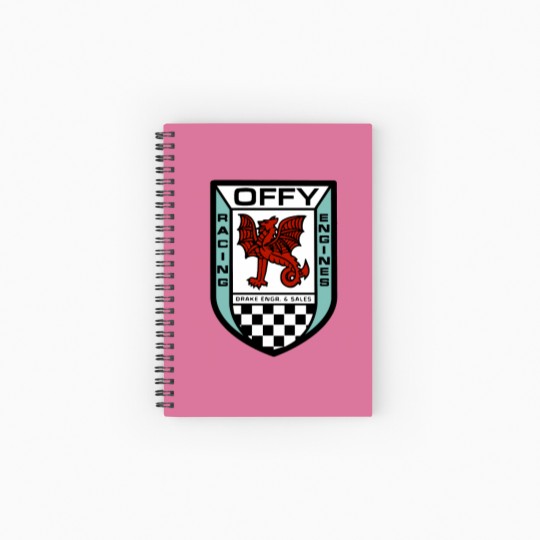Discover Offy (Offenhauser) Racing Engines The most successful motor in Indy 500 history! Spiral Notebooks   Ruled Line
