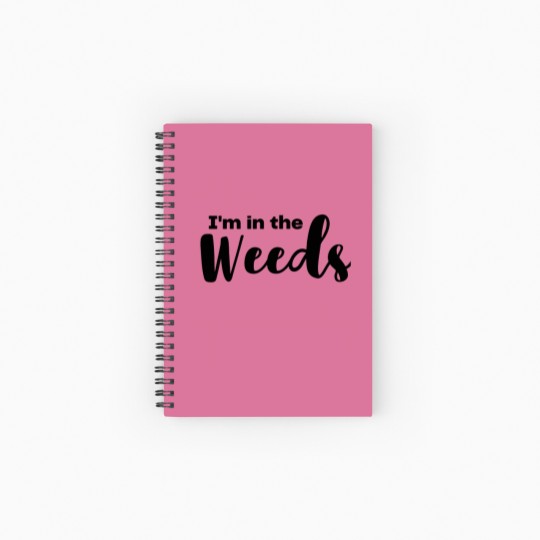 Discover In The Weeds Spiral Notebooks   Ruled Line
