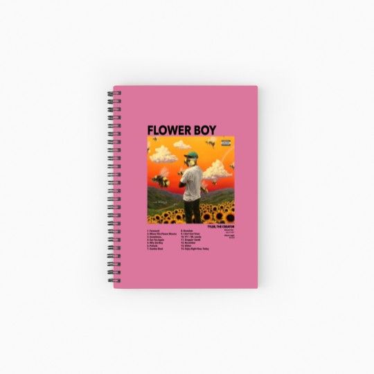 Discover Flower Boy Spiral Notebooks   Ruled Line