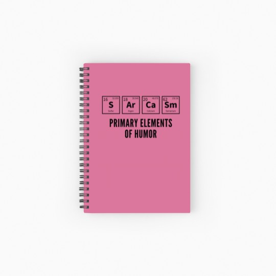 Discover Sarcasm Spiral Notebooks   Ruled Line