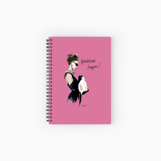 Discover Andrey Hepburn(24 Andrey Hepburn(24 Spiral Notebooks   Ruled Line