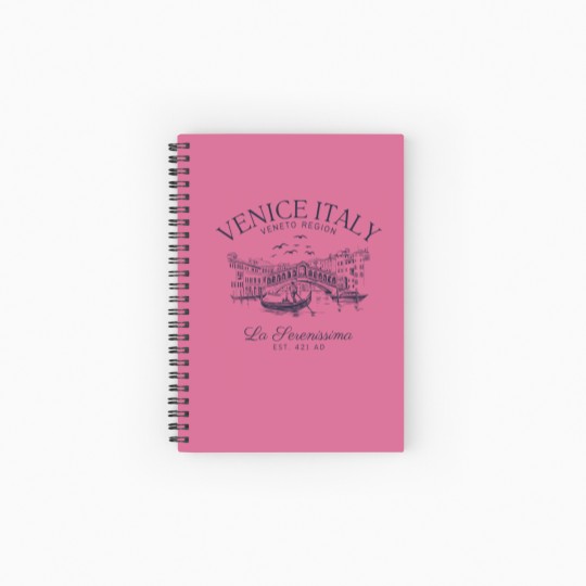 Discover Venice Italy Spiral Notebooks   Ruled Line
