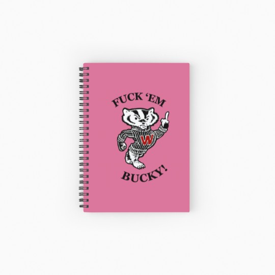Discover Fck Em BUCKYY Bn Spiral Notebooks   Ruled Line