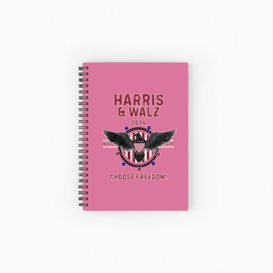 Discover Kamala Harris Names Minnesota Gov. Tim Walz as Her Running Mate Spiral Notebooks   Ruled Line