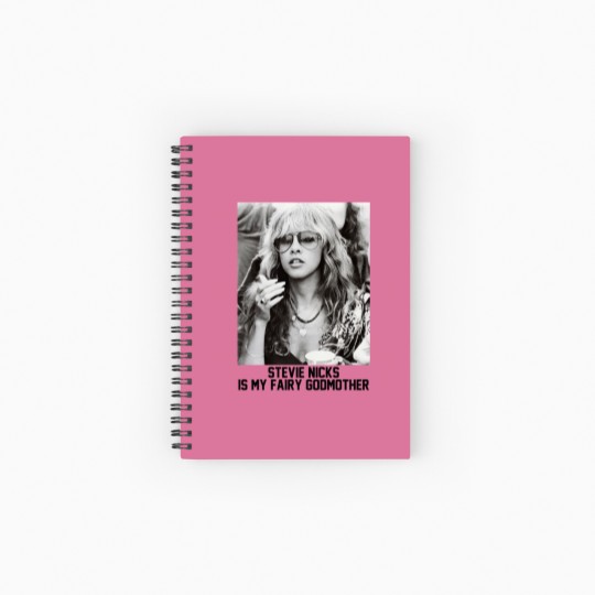 Discover Stevie Nicks Is My Fairy Godmother Spiral Notebooks   Ruled Line