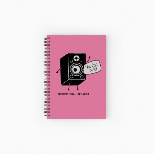 Discover Motivational Speaker Spiral Notebooks   Ruled Line