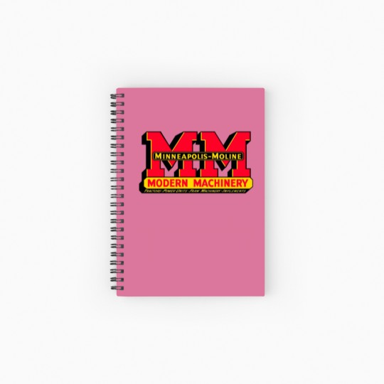 Discover Minneapolis Moline Farm Engine birthday christmas Spiral Notebooks   Ruled Line