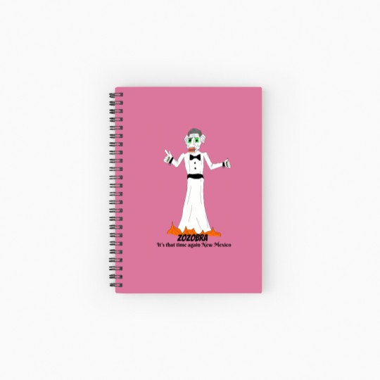 Discover Zozobra, original artwork Spiral Notebooks   Ruled Line