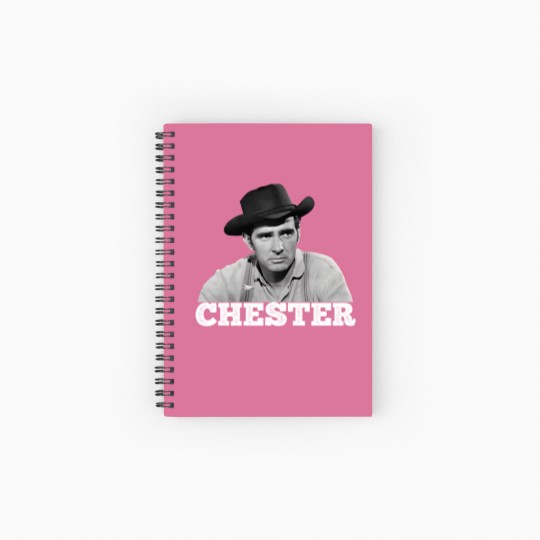 Discover Chester - Gunsmoke - Tv Western Spiral Notebooks   Ruled Line