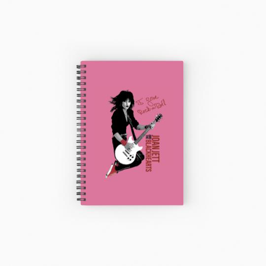 Discover New Joan Jett Rock N Roll Funny Spiral Notebooks   Ruled Line Spiral Notebooks   Ruled Line