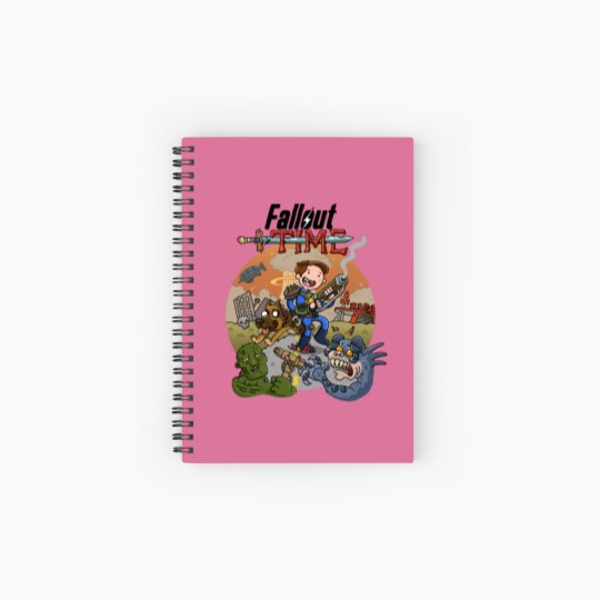 Discover Fallout X Adventure Time Spiral Notebooks