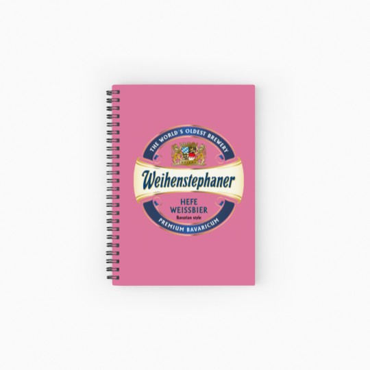 Discover Weihenstephaner-Beer Spiral Notebooks   Ruled Line
