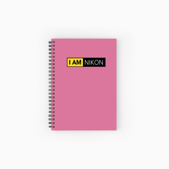 Discover Nikon Camera I Am Nikon Spiral Notebooks   Ruled Line