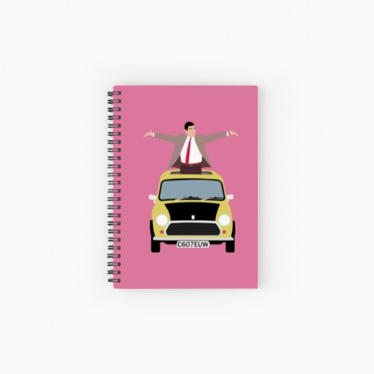 Discover Mr Bean and mini Classic Spiral Notebooks   Ruled Line