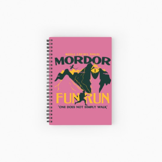 Discover MORDOR FUN RUN Spiral Notebooks   Ruled Line