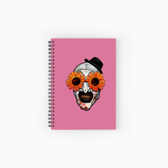 Discover Art The Clown Terrifier 2 Sunflower Sunglasses Classic Spiral Notebooks   Ruled Line
