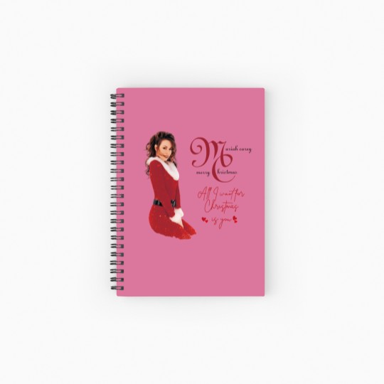 Discover Mariah Carey Christmas Spiral Notebooks