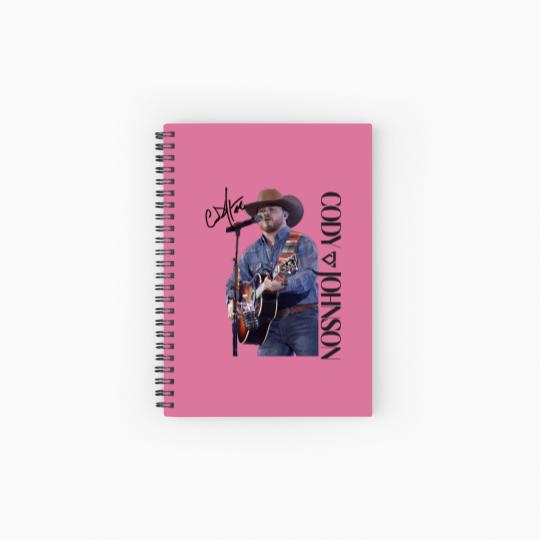 Discover Cody Johnsonn Singer Spiral Notebooks   Ruled Line Gift For Fans Spiral Notebooks   Ruled Line