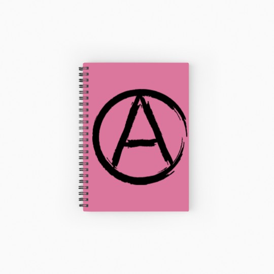 Discover anarchy sign Spiral Notebooks   Ruled Line