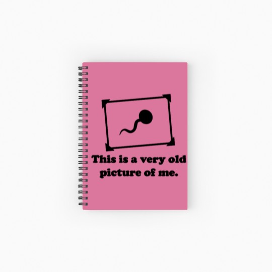Discover This Is a very Old Picture of me Spiral Notebooks   Ruled Line