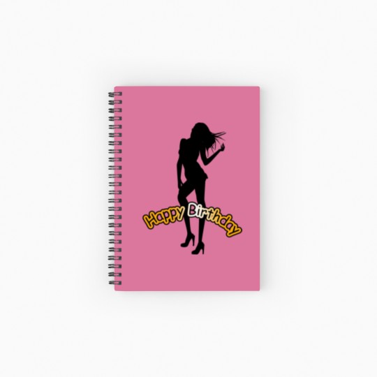 Discover Happy Birthday Spiral Notebooks   Ruled Line
