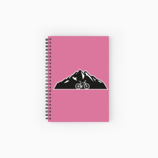 Discover Mountain biking pullover Spiral Notebooks   Ruled Line for cyclists