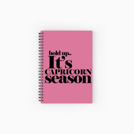 Discover CAPRICORN SEASON Spiral Notebooks   Ruled Line