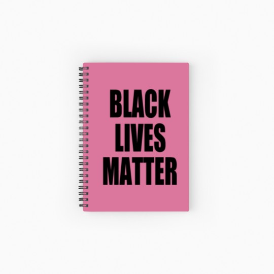 Discover Black Lives Matter - Stop Racism - USA - BLM Spiral Notebooks   Ruled Line