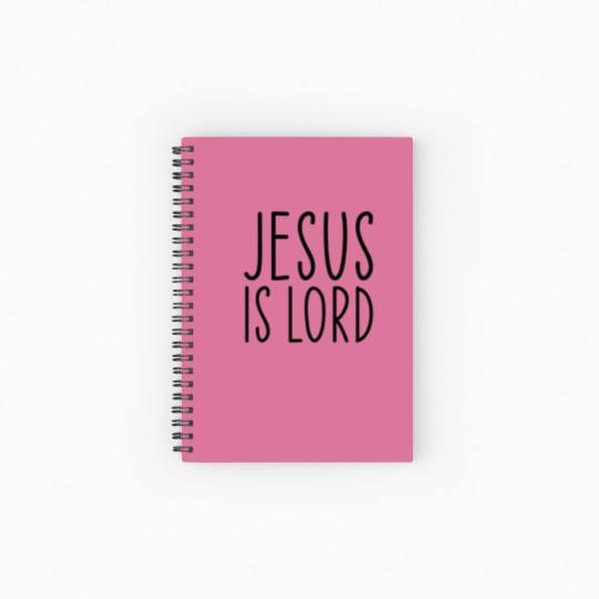 Discover Jesus Is Lord Christian Faith Trust In God Christ Spiral Notebooks   Ruled Line