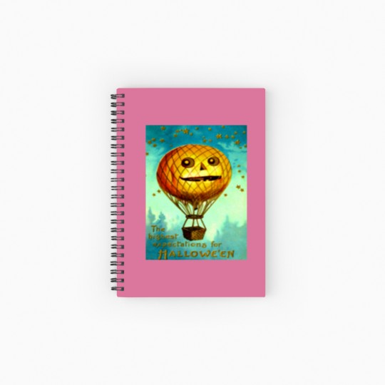Discover Jack O' Lantern Air Balloon Spiral Notebooks   Ruled Line