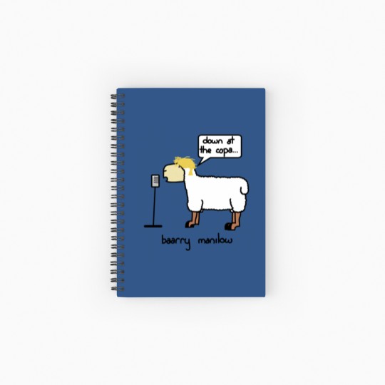 Discover baarry manilow Spiral Notebooks   Ruled Line