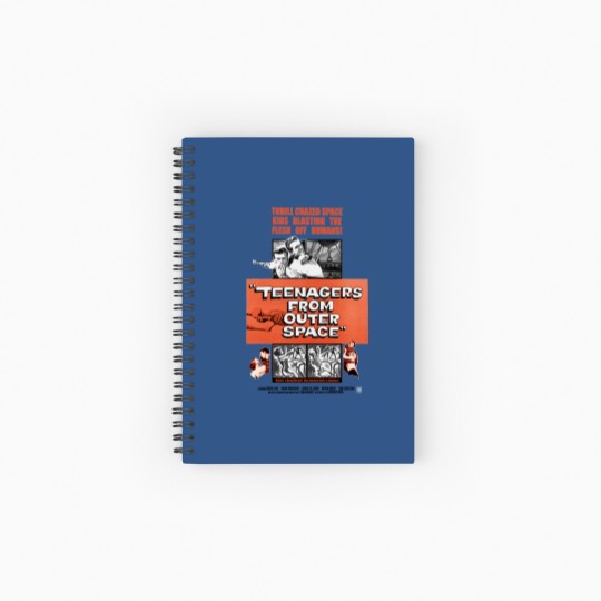 Discover Teenagers From Outer Space Spiral Notebooks   Ruled Line