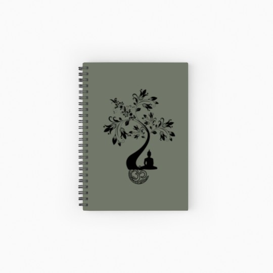 Discover Budha meditating Spiral Notebooks   Ruled Line