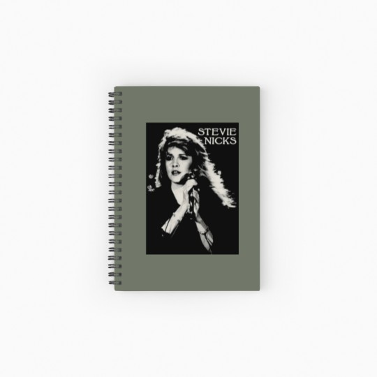 Discover Stevie Silhouette - Stevie Nicks Classic Spiral Notebooks   Ruled Line