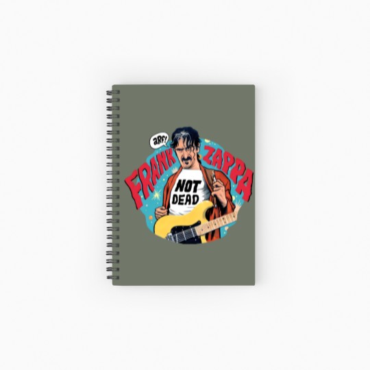 Discover Frank Zappa Spiral Notebooks with Ruled Lines
