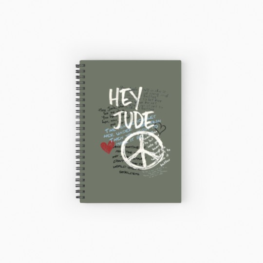 Discover Hey Jude iPhone Case Spiral Notebooks   Ruled Line