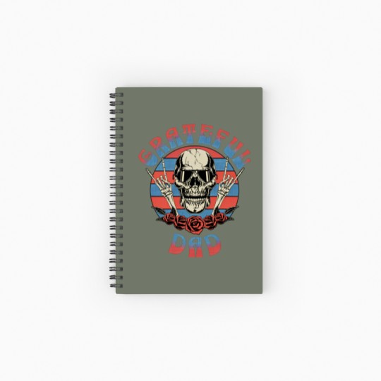 Discover Grateful Dad Spiral Notebooks   Ruled Line, , Father's Day Spiral Notebooks   Ruled Line, Fathers Day Gift,