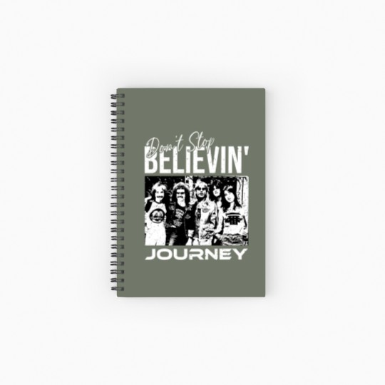 Discover Journey The Band Don't Stop Believin' Spiral Notebooks   Ruled Line
