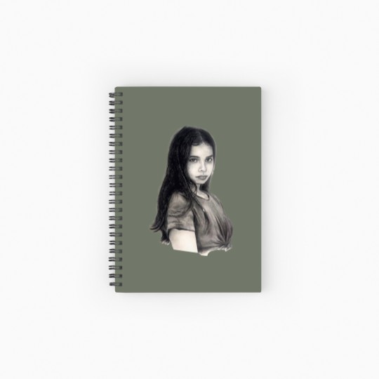 Discover Hope Sandoval pencil drawing Spiral Notebooks   Ruled Line
