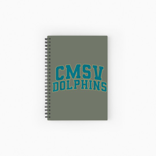 Discover College of Mount Saint Vincent Dolphins 01 Spiral Notebooks   Ruled Line