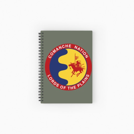 Discover Comanche Nation Seal Lords Of The Plains Spiral Notebooks   Ruled Line
