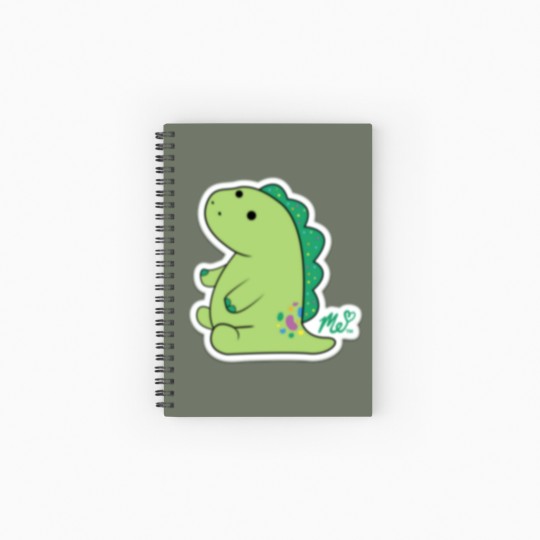 Discover Moriah-Elizabeth------pickle the dinosaur----- Spiral Notebooks   Ruled Line
