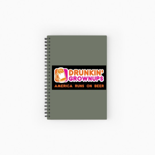 Discover Drunkin Grownups America Version Spiral Notebooks   Ruled Line