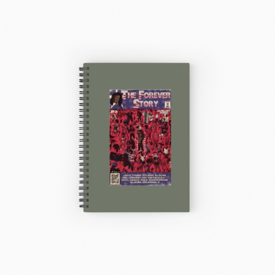 Discover JID- The Forever Story Spiral Notebooks   Ruled Line
