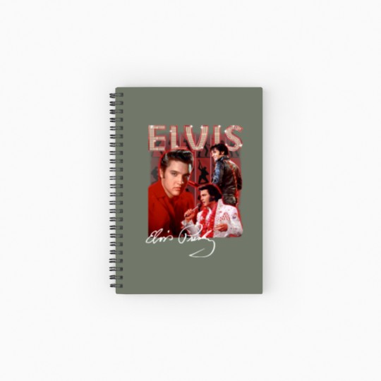 Discover Elvis Presley Spiral Notebooks - Ruled Line Elvis Merch