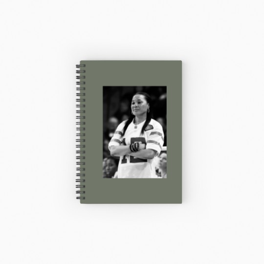Discover Dawn Staley Mode Black - Dawn Staley Hall Of Fame - Spiral Notebooks   Ruled Line