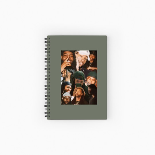 Discover PartyNextDoor Collage Spiral Notebooks   Ruled Line, PartyNextDoor Spiral Notebooks   Ruled Line
